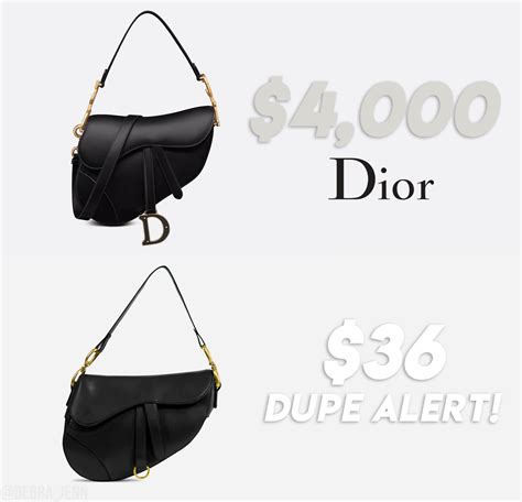 Dior saddle bag dupe